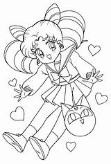 Sailor Chibi Colorear Cosmos Raskrasil Tsukino sketch template