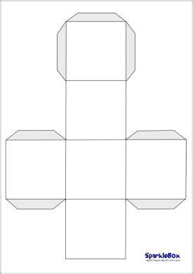 dice template cube template board game template templates preschool