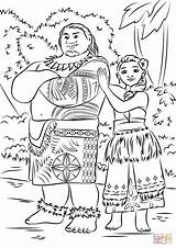 Dibujos Moana Vaiana Coloring Sina Tui sketch template