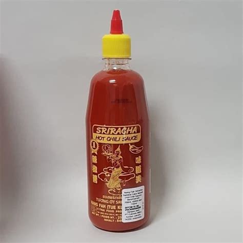 Nang Fah Sriracha Hot Chili Sauce Red 740ml — Yin Yam Asian Grocery