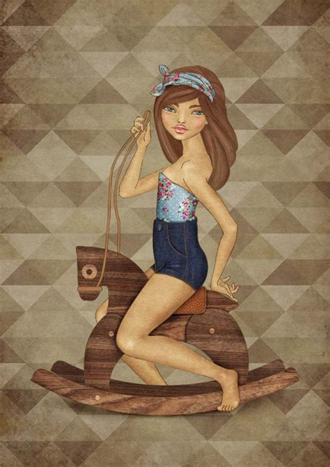 exceptional illustrations of youthful girls by carivna with interview photoshop and