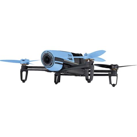parrot drone bebop blue quadcopter rtf including camera  gps rapid