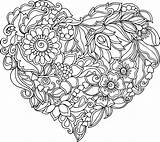 Heart Mandala Pages Shaped Transparent Colouring Seekpng Automatically Start Click Royalty Doesn Please If sketch template