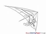 Glider Coloring Pages Sheet Title sketch template