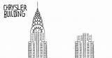 Chrysler Building Drawing Paintingvalley sketch template