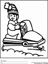 Snowmobile Coloring Pages Printable Christmas Drawing Clipart Clip Gif Popular Getdrawings Library Ginormasource sketch template