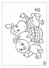 Coloring Backyardigans Dinokids Pages sketch template