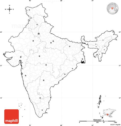 blank political map  india eggjes
