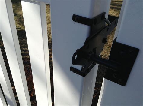 fence door lock wooden garden gate locks