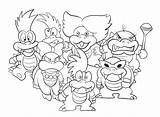 Pages Mario Bowser Coloring Kart Odyssey Jr Super Wii Koopalings Drawing Kids Color Getdrawings Koopa Print Iggy Peach Boys Colouring sketch template