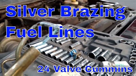 valve cummins fuel  soldering youtube