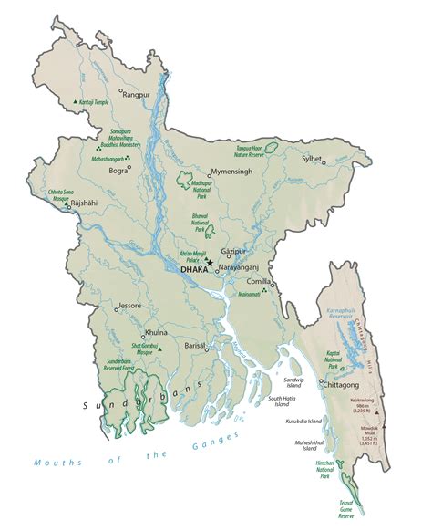bangladesh map gis geography