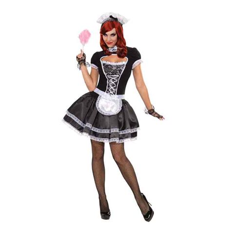 sexy french maid costume waitress abracadabra fancy dress