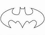 Batman Coloring Pages Printable Symbol sketch template