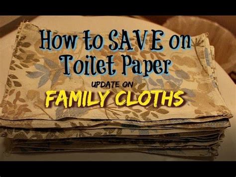 save  toilet paper update  family cloths