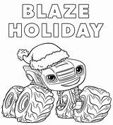Blaze Coloring Monster Pages Machines Printable Print Nick Jr Para Christmas Spookley Pumpkin Square Colorear Holiday Colouring Dibujos Navidad Color sketch template