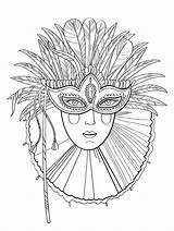 Maske Karneval sketch template