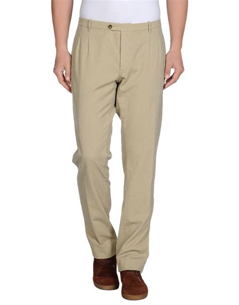 pence casual trouser  beige  men save  lyst