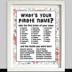 whats  pirate  pirate party sign pirate  game etsy