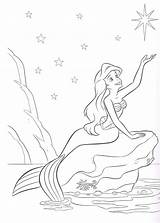 Coloring Pages Mermaid Little Printable Kids Ariel Choose Board Disney Princess Book Sheets sketch template