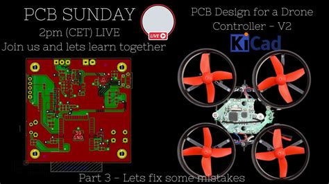 making  drone pcb   lets fix  mistakes youtube