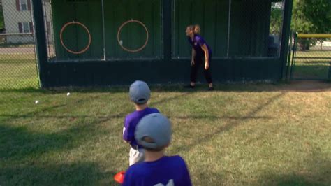 Easy Throwing Drill For Tee Ball Little League Youtube