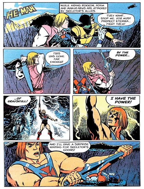 he man and the masters of the universe the newspaper comic