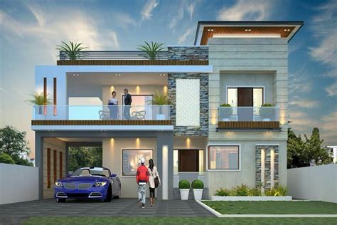 simple modern exterior design  house