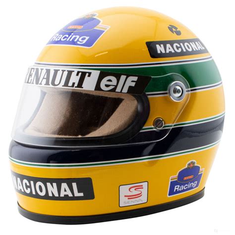 Ayrton Senna Mini Helmet 1 2 Scale Yellow 1994