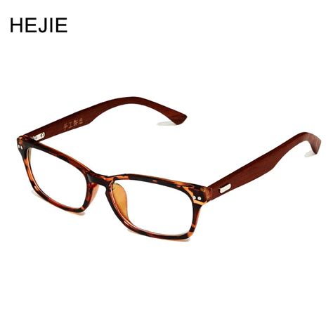 Hejie Fashion Men Women Acetateandwood Eyeglasses Frames