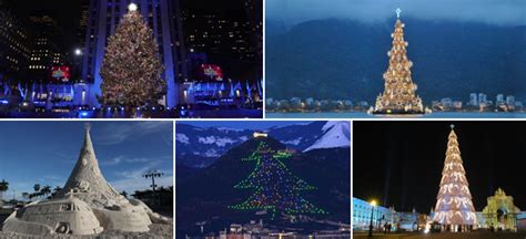 5 most beautiful christmas trees around the world