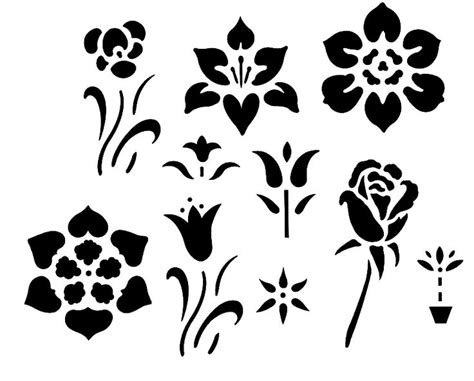 flower stencils google search flower stencil stencils flowers