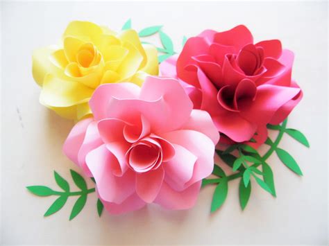 mamas  crafty   bed  paper roses    easy diy paper