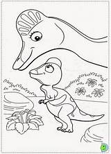 Dinosaurus Dinokids Kleurplaten Train Dinossauros Comboio Kleurprentjes Kleurprentje Colorir Printen sketch template