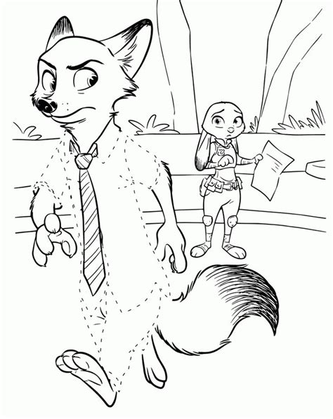 zootopia coloring pages  coloring pages  kids zootopia