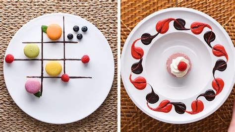fancy    easy plating hacks elegant desserts