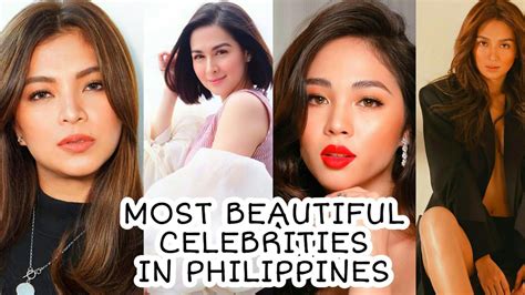 top 10 most beautiful celebrities in philippines ★ beautiful filipino