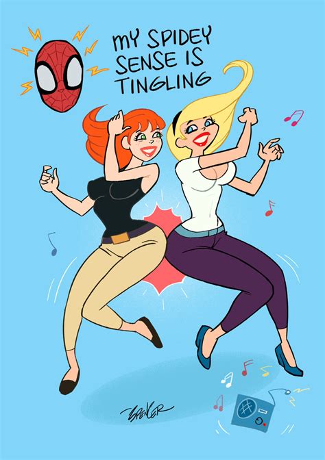 Mary Jane And Gwen Stacy Lesbian Hentai Superheroes