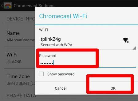change chromecast wifi network   chromecast