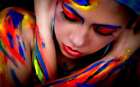 Body Painting Hd Wallpaper Background Image 3000x1875