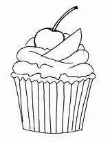 Cupcakes Muffin Cherry Cupcake Mis Hojas Muffins Cereza Sellos Digitales Papel Coloring Adult sketch template