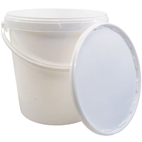litre food grade plastic bucket  lid multipurpose ideal