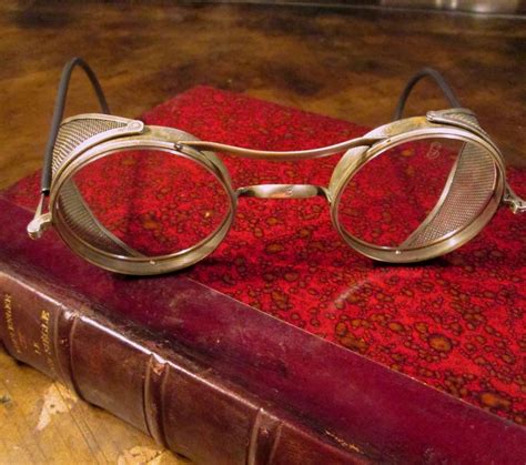 Vintage Wire Rim Safety Glasses Circa 1930 From Ewantiques On Ruby Lane