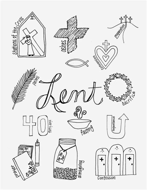 ash wednesday coloring pages  coloring pages  kids lenten
