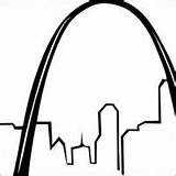 Arch Clip Gateway Louis St Skyline Vector Clipart Outline City Cliparts Saint Svg Google Painting Search Clipartmag Library Projects Jpeg sketch template