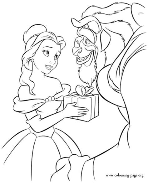 beauty   beast coloring pages   beauty