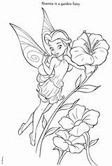 Para Disney Tinker Bell Colorear Dibujos Pintar Coloring Tinkerbell Pages Fairy Figuras Un Es Rosetta Barbie sketch template