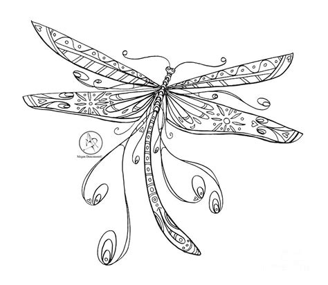 printable coloring pages dragonfly coloring pages