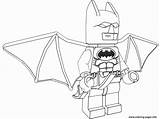 Batman Coloring Fly Lego Pages Printable sketch template