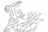 Dialga Coloring Pages Pokemon Color Getcolorings Printable Print sketch template